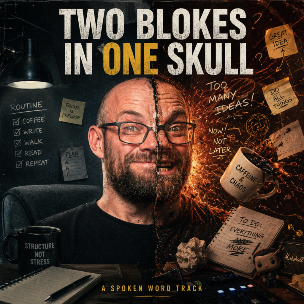 Two Blokes in One Skull Single Art - Chris Rewired